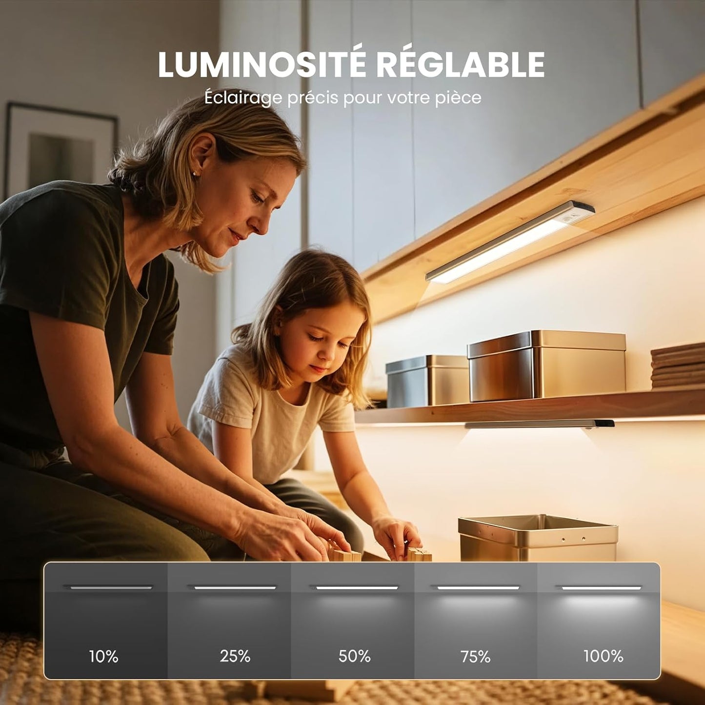 Barre LED USB à Détecteur de Mouvement